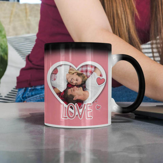 Custom Color Changing Magic Mug - Love Edition